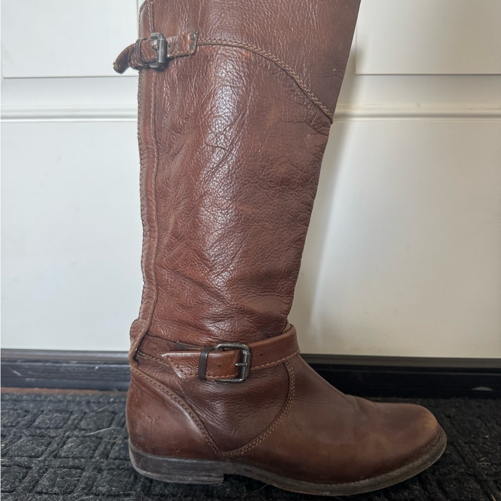 FRYE AND CO. Brown Heeled Boots